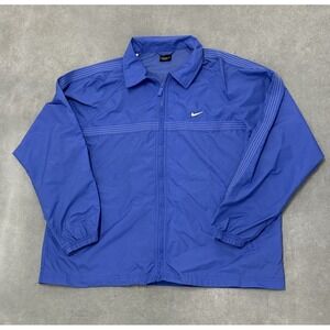 Nike Blue Windbreaker Jacket